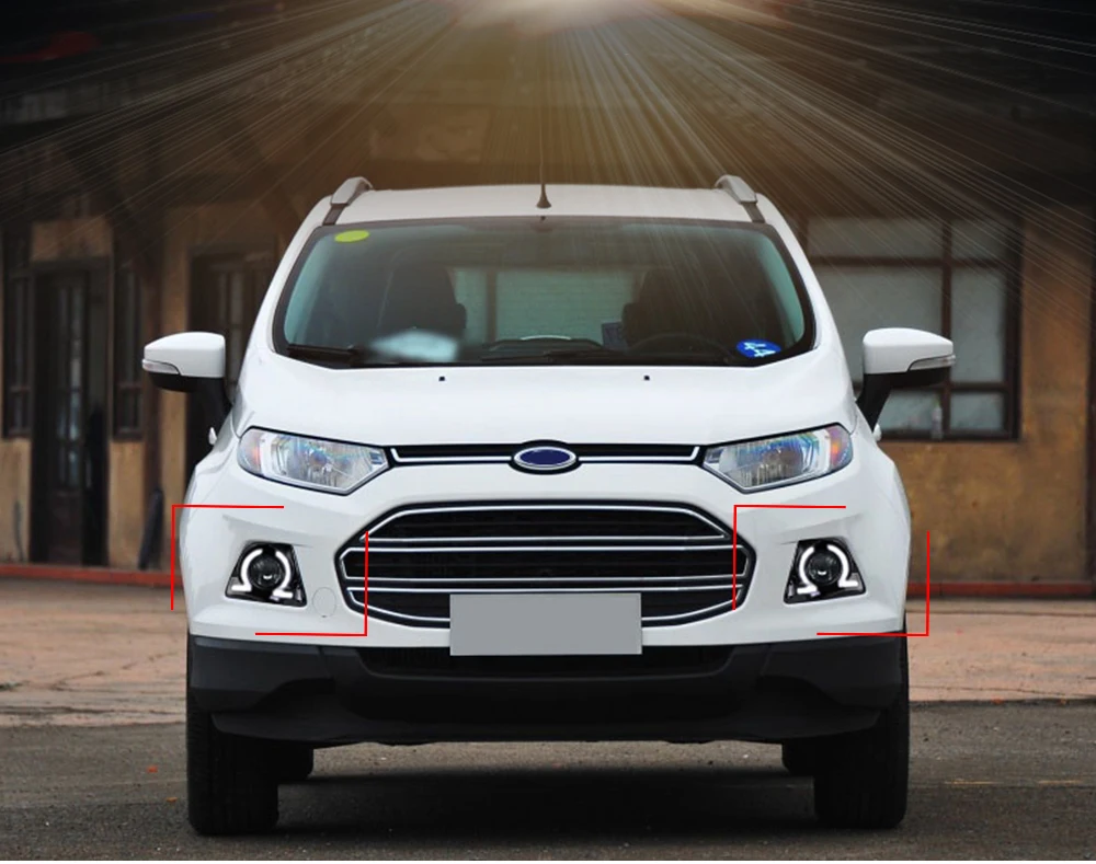 CSCSNL 2 шт. для Ford Ecosport 2013 светодиодный DRL Дневной ходовой свет дневного света водонепроницаемый сигнал Стайлинг свет
