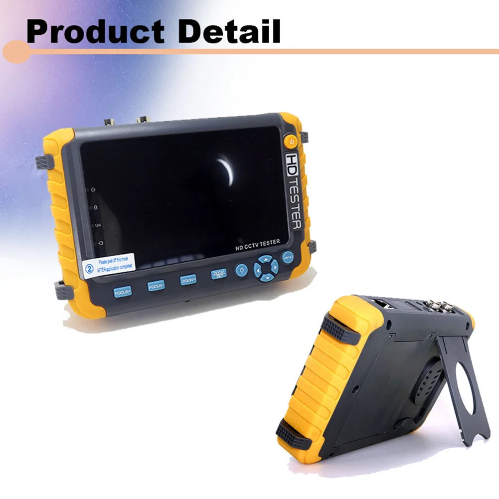 

5inch Security CCTV Tester Monitor 5MP HD Video CVBS LCD Display Camera Analog Mini TVI Audio AHD CVI HDMI