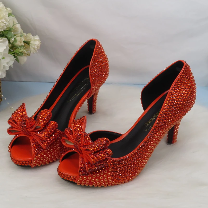 Orange Block Heel, Orange Wedding Shoes, Orange Heel, Orange Block Heel  Sandals, Wedding Gift, Bride Shoes, Bridal Shoes - Etsy Singapore