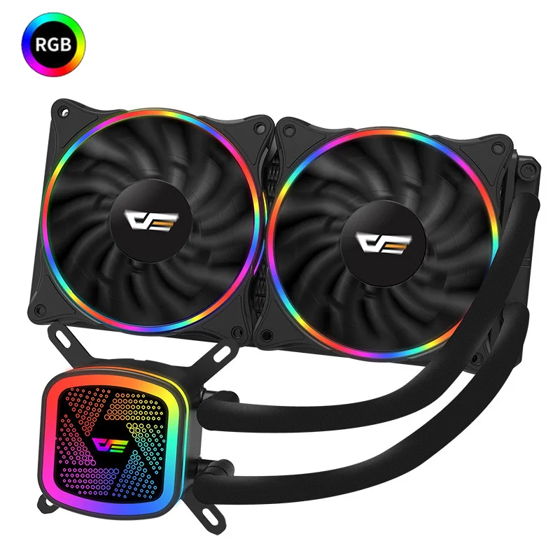 Кулер Aigo для ПК с жидкостным охлаждением кулер процессора RGB радиатором и