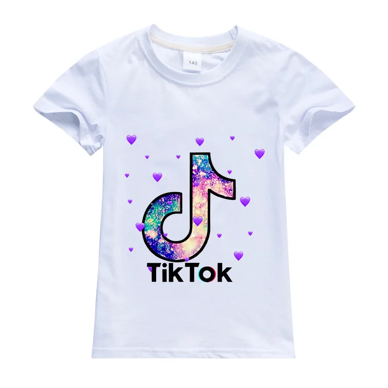 Tik tok print t shirt Clearance
