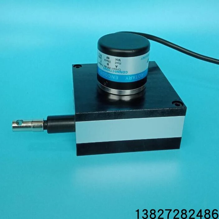 1m 2m 3m Pull Wire Encoder Displacement Sensor Linear Pull Rope Encoder ...