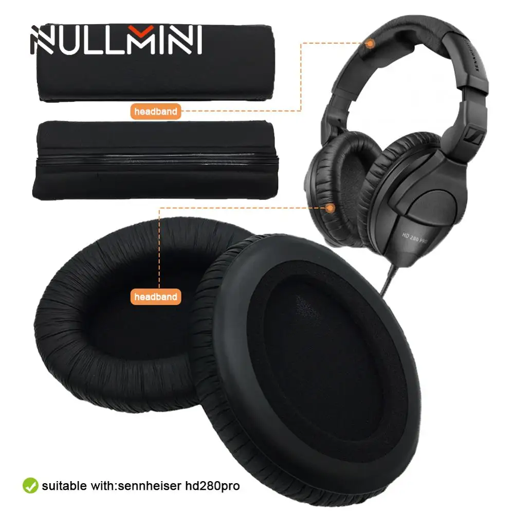 Сменные амбушюры NullMini для наушников Sennheiser HD280PRO HD280 PRO наушники