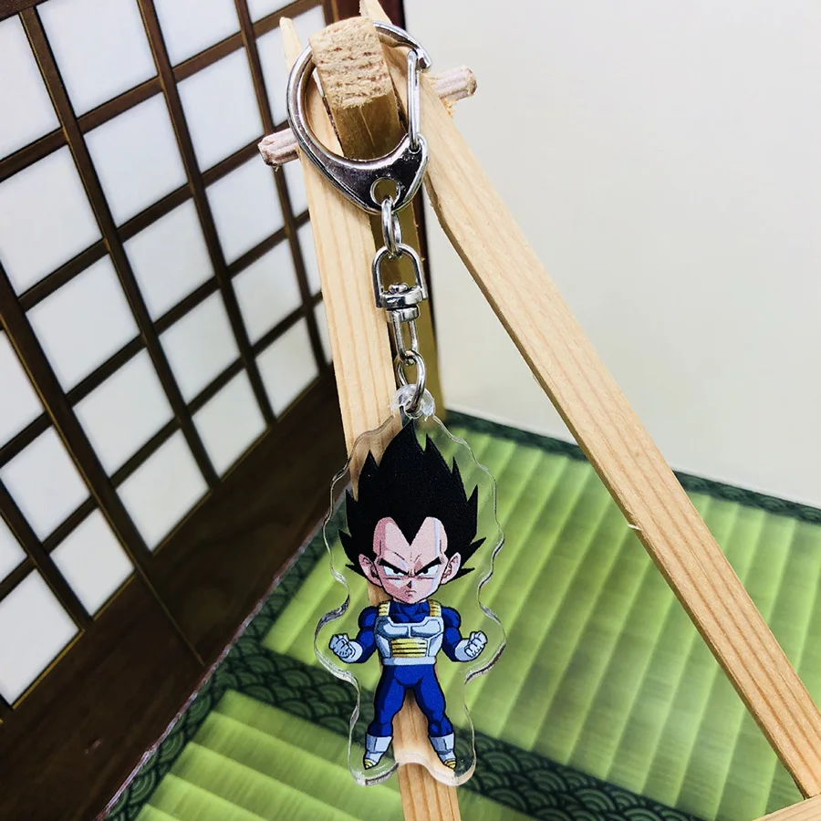 Dragon Ball Z аниме брелок мультфильм Супер Saiyan Goku брелок экшн игрушка Фигурки Коллекция Модель игрушки брелок кольцо брелок