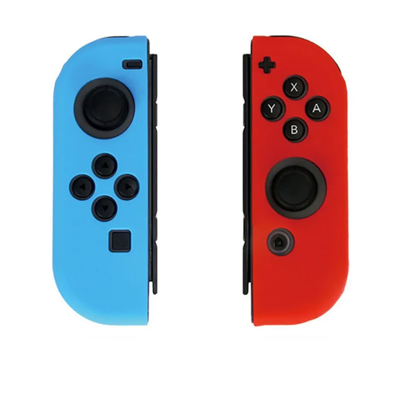 1 Set Diy Switch Gamepad Silica Gel Joypad Protector Case Anti Fingerprint Shock Absorption Cover For Nintendo Switch Joystick 