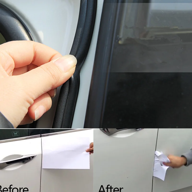 New Car Door Seal Strip Noise Insulation Sticker FOR lada kalina vw launch x431 prado 120 bmw e90 e60 e46 f10 | Автомобили и