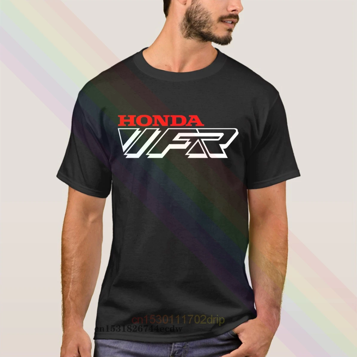 Honda VFR логотип Футболка 2020 Новейшая летняя мужская футболка с коротким рукавом