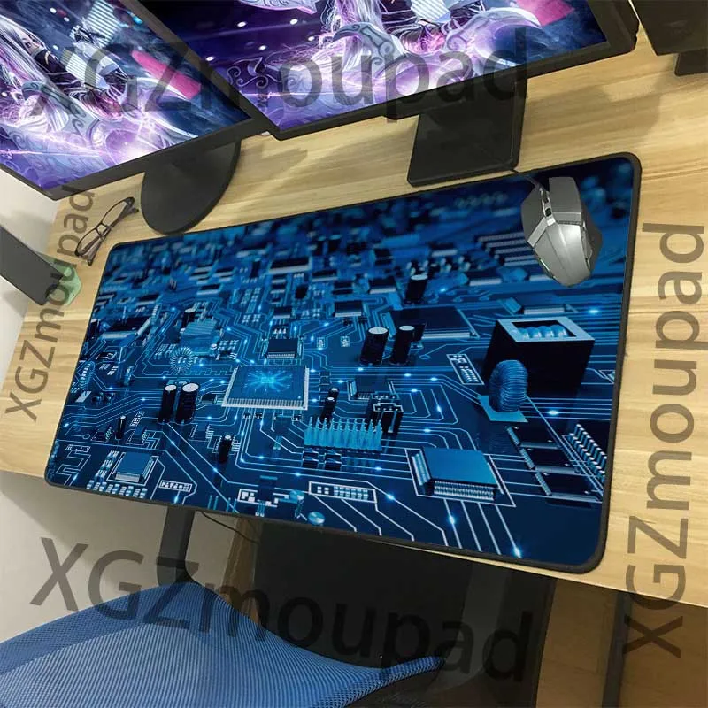 Большой игровой коврик для мыши XGZ с черной застежкой модная технология