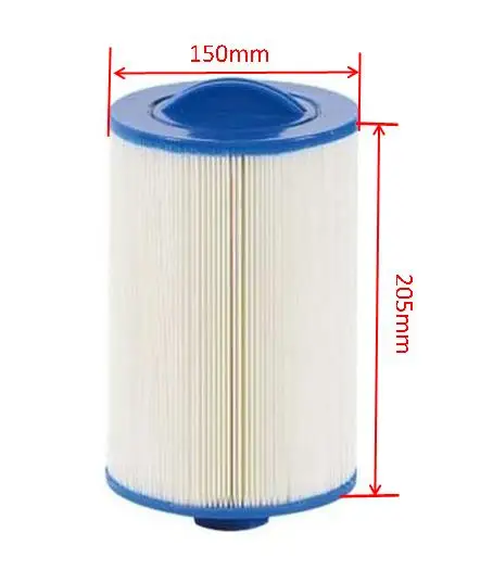 Фильтр для гидромассажной ванны, спа-фильтр для бассейна, картридж для гидромассажной ванны 205x150 мм 8'x6' SAE Thread