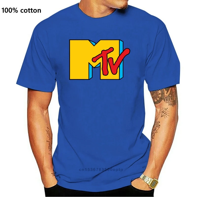 Новая футболка с логотипом Mtv мужские и Молодежные Размеры. Png M Xl 2Xl 13Xl | Мужская