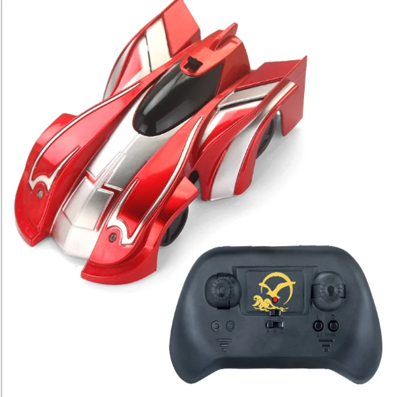 Dropshopping Новые Настенные скалолазание автомобили дистанционное управление RC гоночный автомобиль анти Гравитация потолок вращающийся трюк электрические игрушки для оптовой продажи