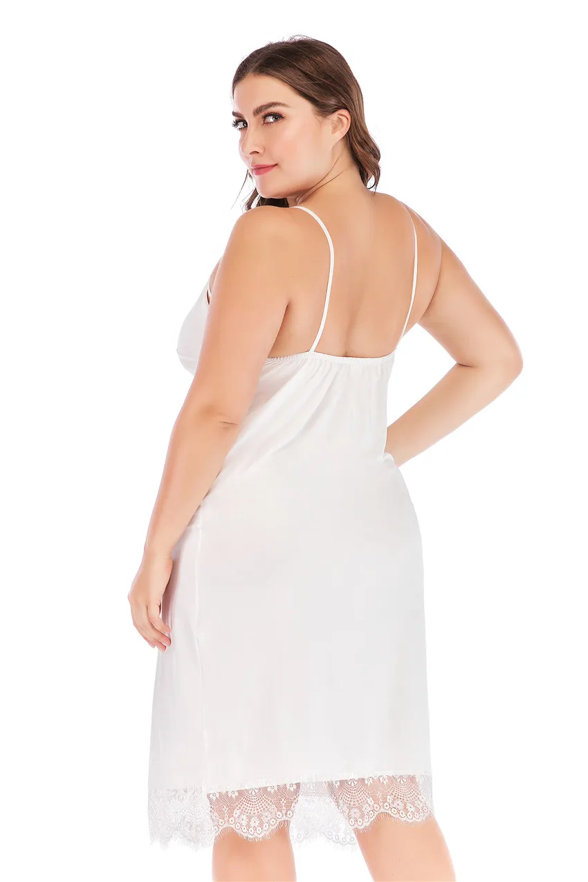 Летнее Новое винтажное сексуальное платье большого размера элегантное белое с v