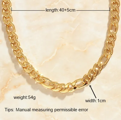 18KGP Gold Filled women Necklace 10mm 