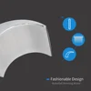 Curved Brass Chromed Cascade Waterfall Bathtub Faucet Water Outlet Handheld Shower Waterfall Spout G1/2" Connector 5