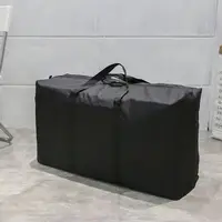 Unisex Thin Folding Luggage Bag Big Capacity Wearable Duffle Bag Casual Light Men Handbag Weekender Oxford Clothing Storage Bags 2