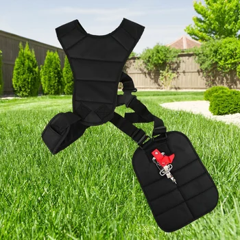 

Double Shoulder Harness Lawn Mower Strap for Carry Hook Brush Cutter Trimmer New Gardening Miniature Tools
