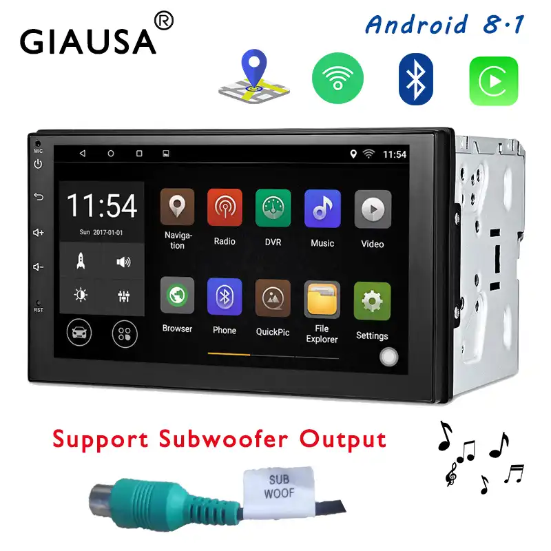 car stereo subwoofer output