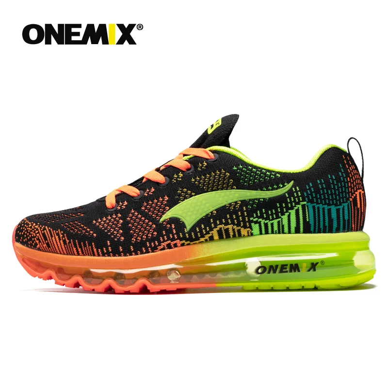 

ONEMIX Men's Sport Running Shoes Music Rhythm Women Sneakers Breathable Mesh Outdoor Athletic Shoe Light Male Shoe Max 270