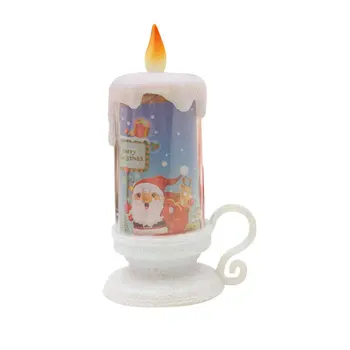 

LED Tea Light Candles for Halloween Decoration Props Party Candle LED Cup Acrylic Electronic Components Christmas Lamp