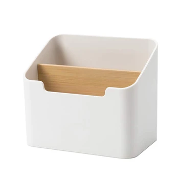 

Remote Control Holder Desk Storage Organizer Box Container for Desk, Office Supplies, Home