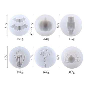 

Halloween Vampire Coffin Storage Box Resin Molds with Bat Spider Pumpkin Molds 634D