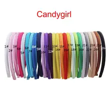 Candygirl 26 ярких цветов, однотонные атласные головные ободки повязки для женщин и девочек, ширина 10 мм, повязка для волос, аксессуары для волос, обруч для волос Candygirl 26 ярких цветов, однотонные атласные головные ободки повязки для женщин и девочек, ширина 10 мм, повязка для волос, аксессуары для волос, обруч для волос