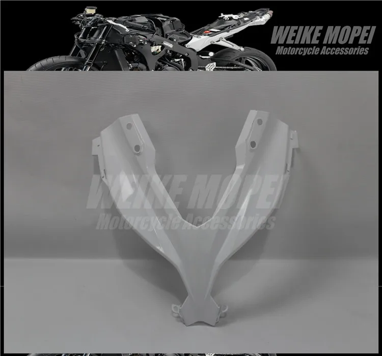 Неокрашенный передний верхний обтекатель фары клобук нос Panlel подходит для Kawasaki