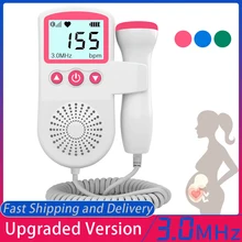 

Upgraded 3.0mhz Doppler Fetal Heart Rate Monitor Home Pregnancy Baby Fetal Sound Heart Rate Detector Lcd Display No Radiation