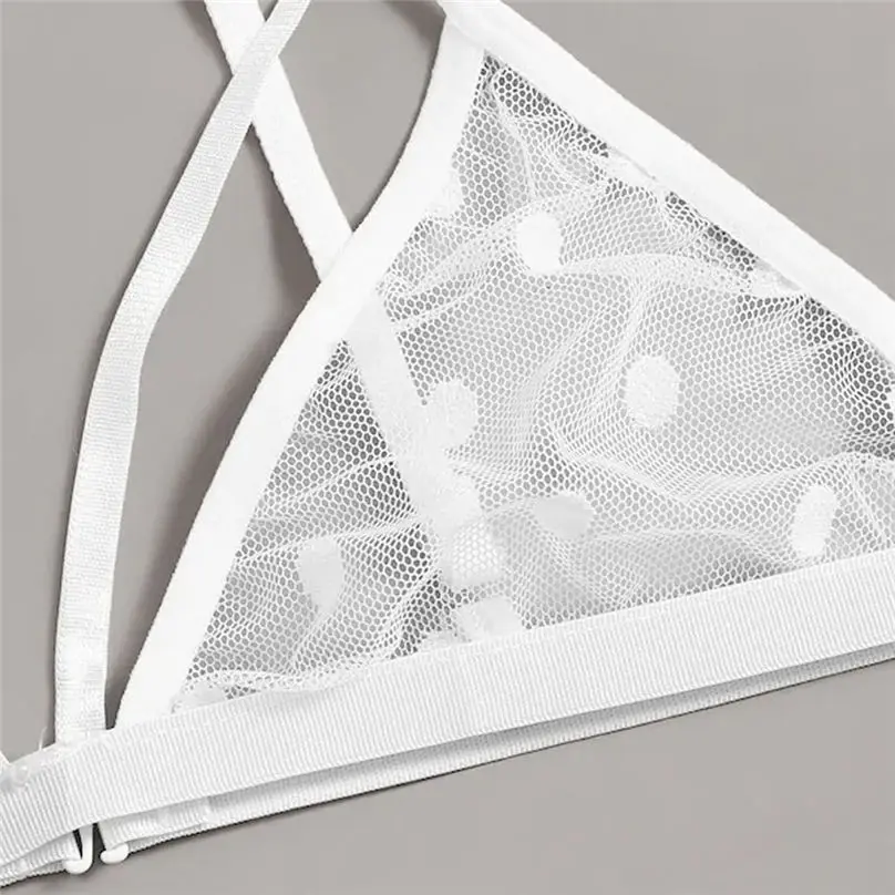 New Fashion Women Sexy Lingerie Lace Micro Bikini Backless Bra + Thong Sleepwear Lingerie Set lenceria mujer S-2XL (17)