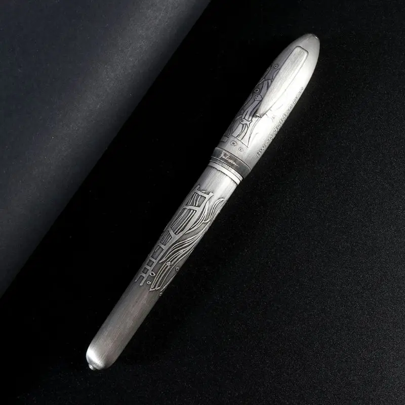 Cena Luksusowy wzór grawerowania pióro wieczne ze średnią stalówką 0.7mm podpis długopisy biuro biznesowe szkolne narzędzie do pisania