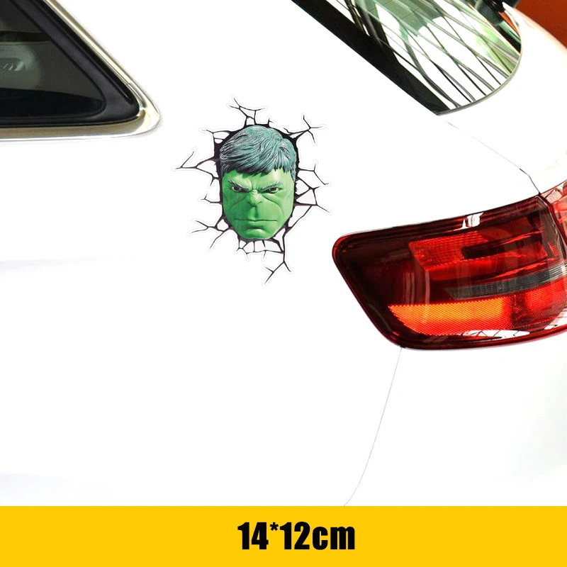 Забавные и креативные автомобильные стикеры супер герой вылезает из вашего автомобиля Персонализированная наклейка на автомобиль виниловая наклейка смешная наклейка снаружи автомобиля
