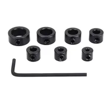 7PCS Carbon Steel Limiter Drill Stop Ring and 1pcs Wrench 3 4 5 6 8 10 12mm Home Machinery Parts Accessories 7PCS Carbon Steel Limiter Drill Stop Ring and 1pcs Wrench 3 4 5 6 8 10 12mm Home Machinery Parts Accessories