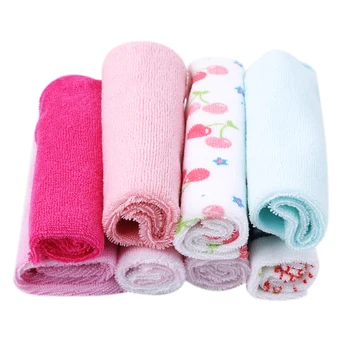 

8pcs/pack 100% Cotton Newborn Baby Towels Saliva Towel Nursing Towel Baby Boys Girls Bebe Toalha Washcloth Handkerchief