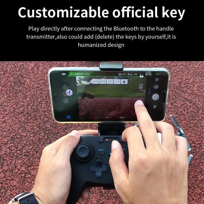 Для DJI Spark пульт дистанционного управления Джойстик Bluetooth беспроводной контроллер передатчик съемные держатели для телефонов ручка для DJI Tello