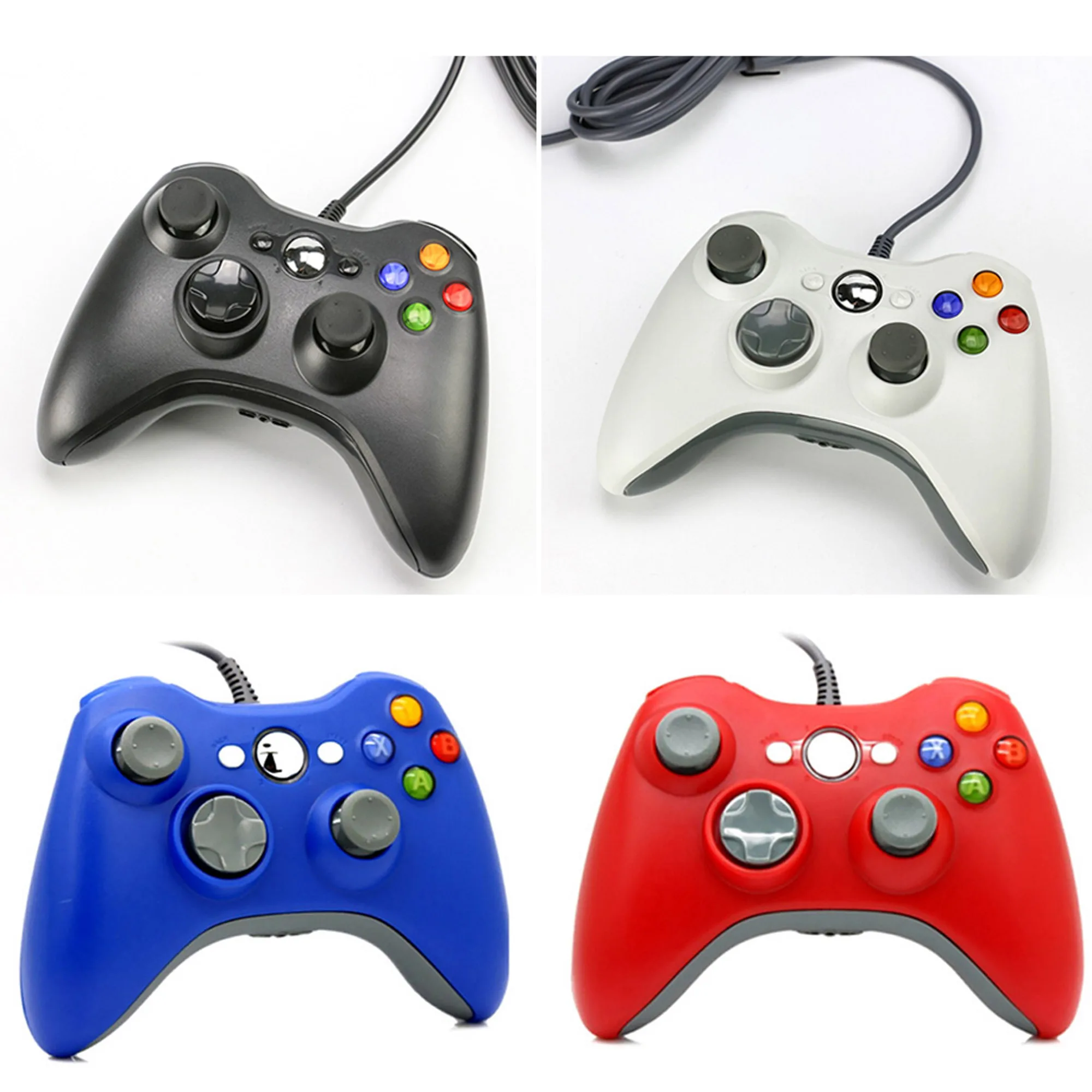  USB Fun Wired Joystick Game pubg controller For Windows PC Computer Gamepads Joystick Remote Game p