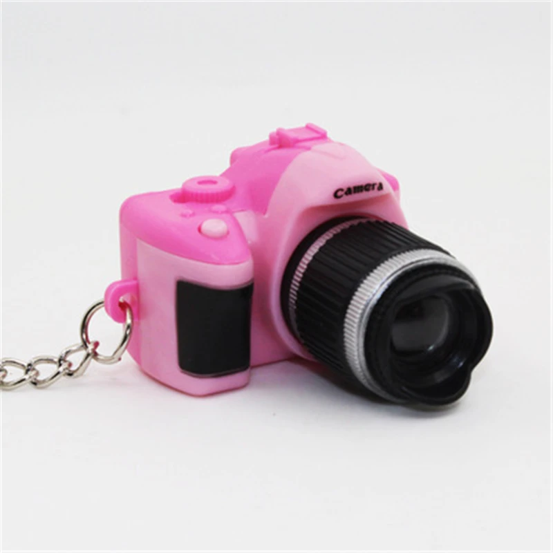 Светодиодная камера мигающая игрушка для детей цифровой брелок с камерой светящийся звук вспышка светильник Подвеска сумка Аксессуары Детские Подарки Игрушка - Цвет: pink