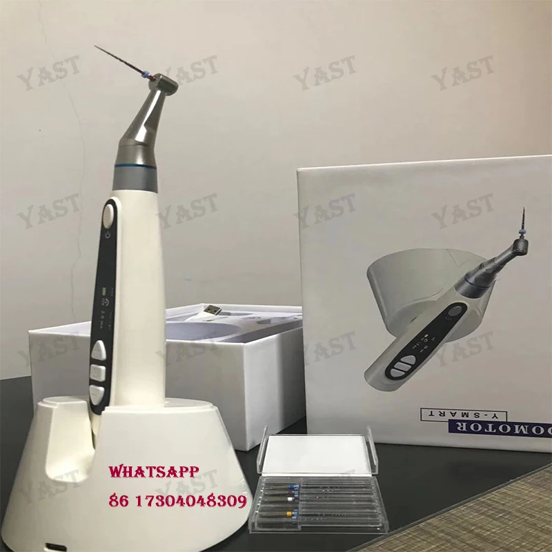 1set New Dentist Dentistry Equipment Dental Endomotor 1: 1 Contra Angle Handpiece HD OLED screen and Wireless handle