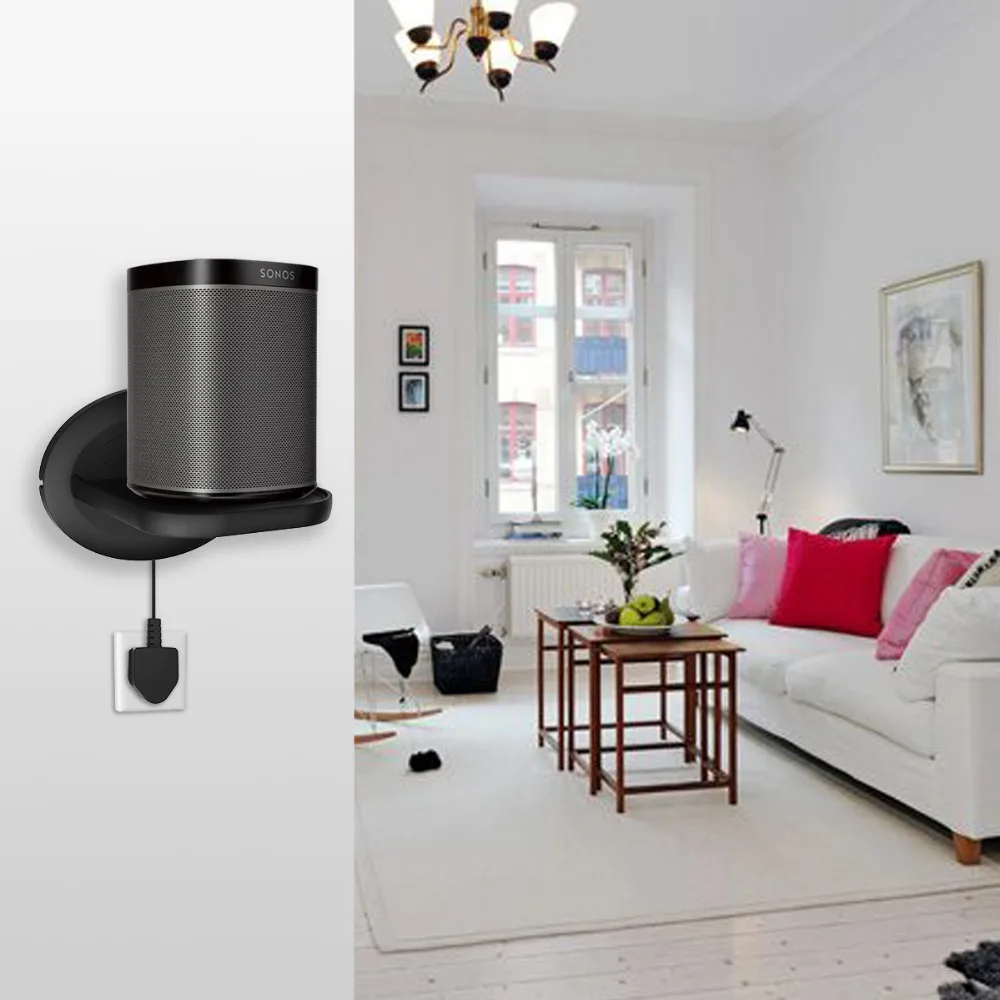 Настенное крепление для Sonos Google Home Nest WiFi Google WiFi безопасности держатель для камеры Экономия пространства решение для смарт-динамика кронштейн