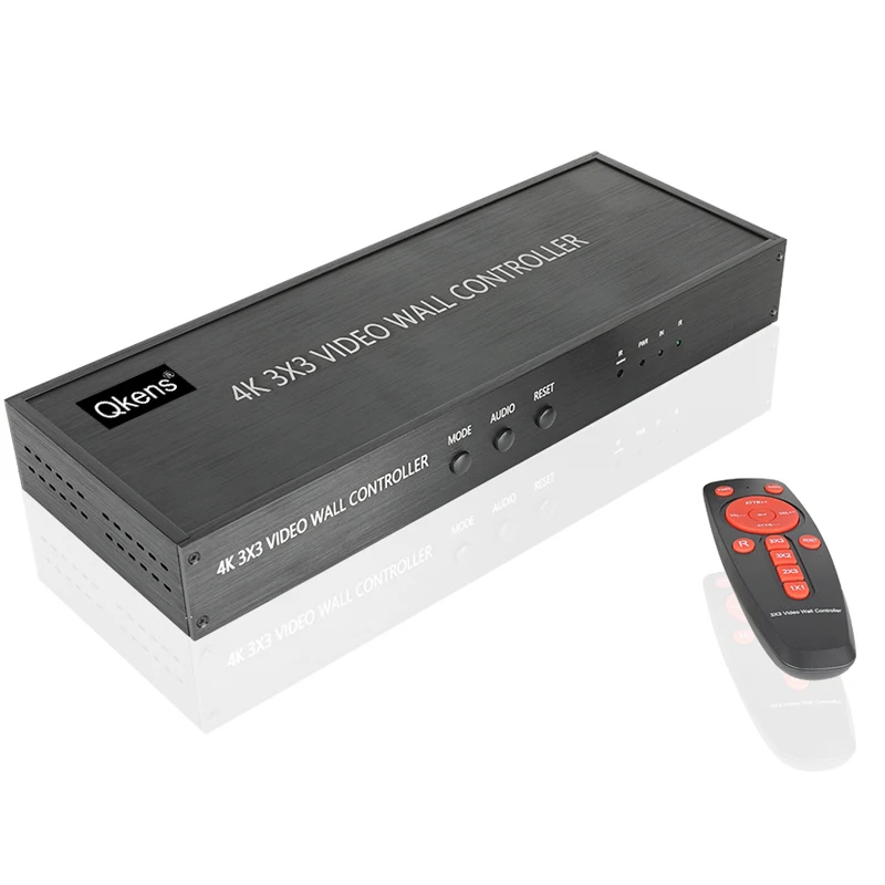 US $232.79 4K 3x3 Video Wall Controller Screen Stitching Processor Splicer 3x2 2x2 3x1 1x4 2x3 4x2 2x4 9 HDMICompatible Display Controller