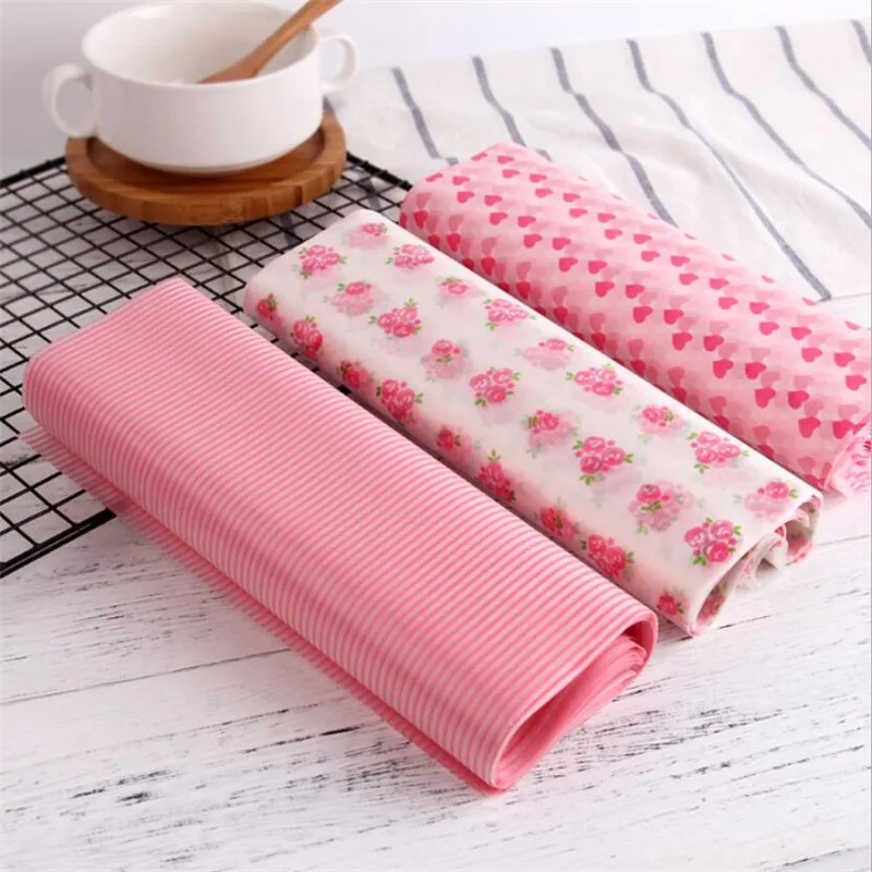 50Pcs Christmas Wax Paper Food Wrapper Paper For Bread Sandwichs Burger Fries Oilpaper Packaging Nonstick Baking Wax