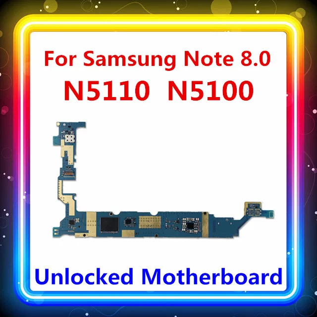 100% тестовая материнская плата 16 Гб для Samsung Galaxy N5100 / N5110 WIFI/3G с чипами логическая