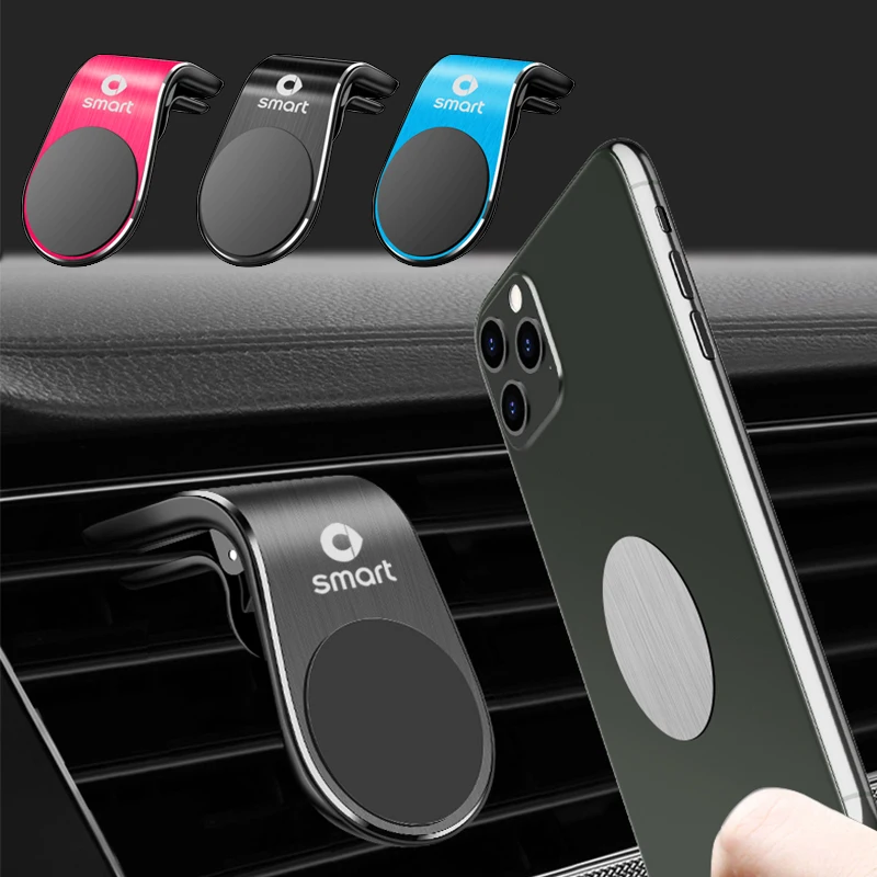 Magnetic Car Phone Holder Air Vent Clip Mount Stand in Car For Mercedes Benz W211 W203 W204 W210 W124 AMG W202 CLA W212 SMART