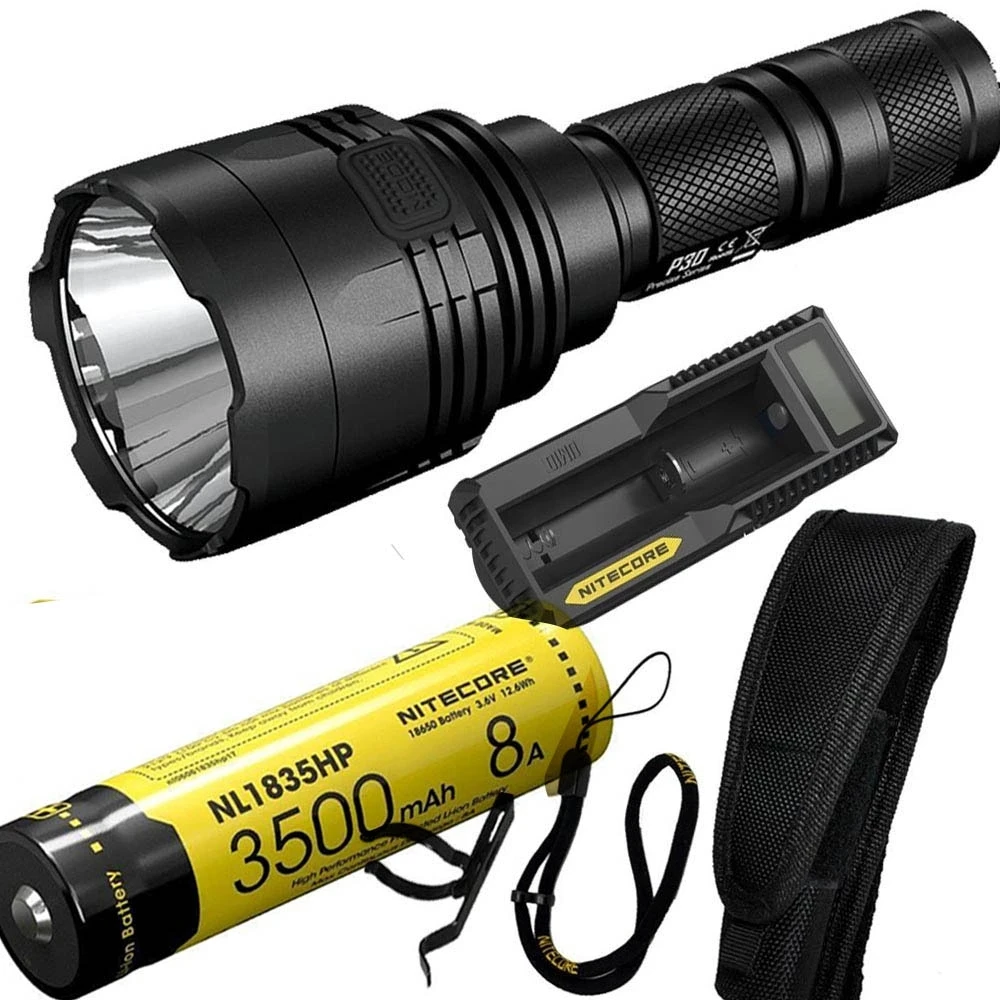 NITECORE P30 вспышка светильник CREE XP-L HI V3 светодиодный макс. 1000 лм 8 режимов работы луч distane 618 м светодиодный фонарь наружный спасательный светильник - Испускаемый цвет: P30 NL1835HP UM10