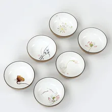 Ручная роспись чайная чашка керамика грубая керамика кунг-фу чайный набор индивидуальная чашка