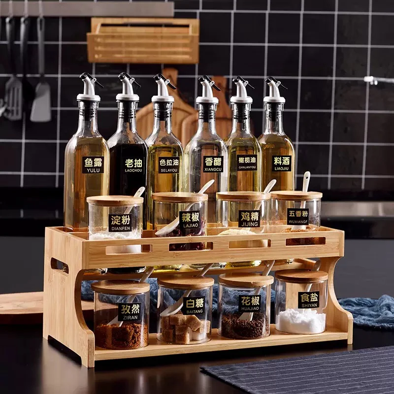 Frasco de almacenamiento de especias para cocina, botella de cerámica