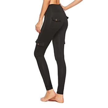 

Pants With Pocket Women Fitness Running Leggings Workout High Waist Tights Athletic Breathable S-XL Sports Leggings For Women