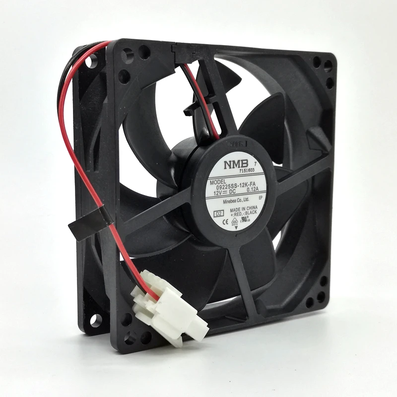Yeni Su Ge irmez Fan 12V NMB 9025 Buzdolab Fan 09225SS 12K FA 9cm 