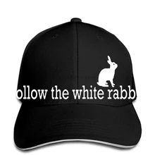 Мужская бейсбольная Кепка The Matrix Follow the White Rabbit, бейсболка, забавная бейсболка, новинка, бейсбольная кепка wo, Мужская кепка, остроконечная