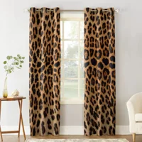 Leopard Print Curtains for Windows Drapes Blinds Modern Custom Printing Curtain For Living Room Bedroom Home Decor 2