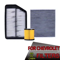 Автозапчасти воздушный фильтр, масляный фильтр, Кондиционер фильтр, для Chevrolet Spark (KSC) (2011-2011) 1.0L Trax (SJ3) (2015-2018) 1,4 T